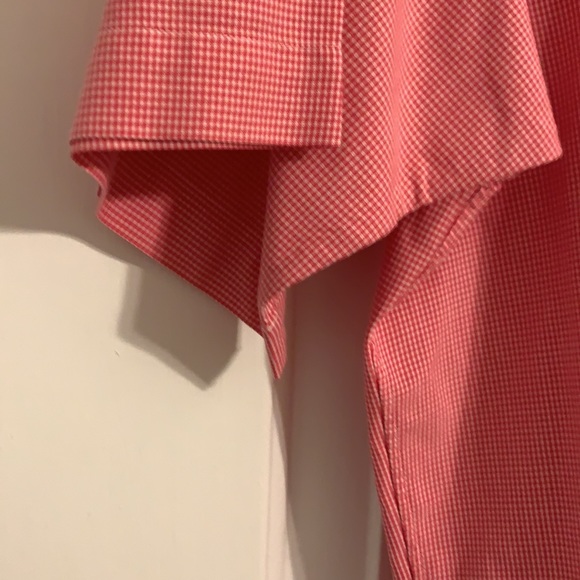 Ralph Lauren short sleeved button down shirt - L - Pink & white gingham - Picture 5 of 6